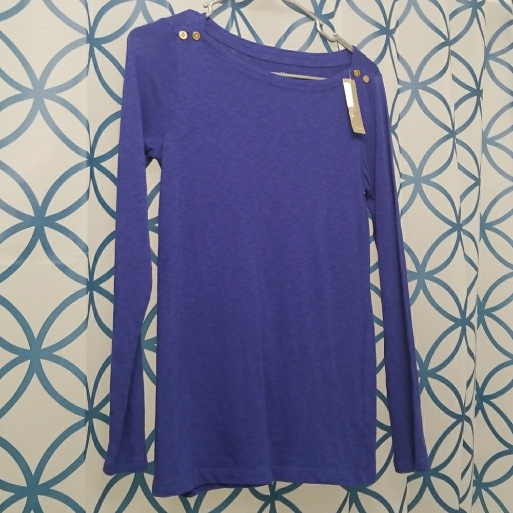 Dark blue J.Crew long sleeve shirt
